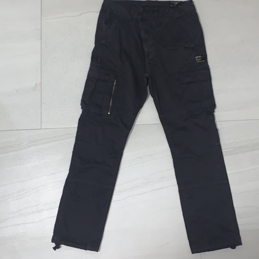 Superdry Cargo Pants - Black washed